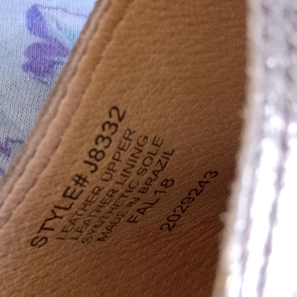 Madewell Gold Women's Mules Size 7.very Good Condition. - Picture 5 of 7